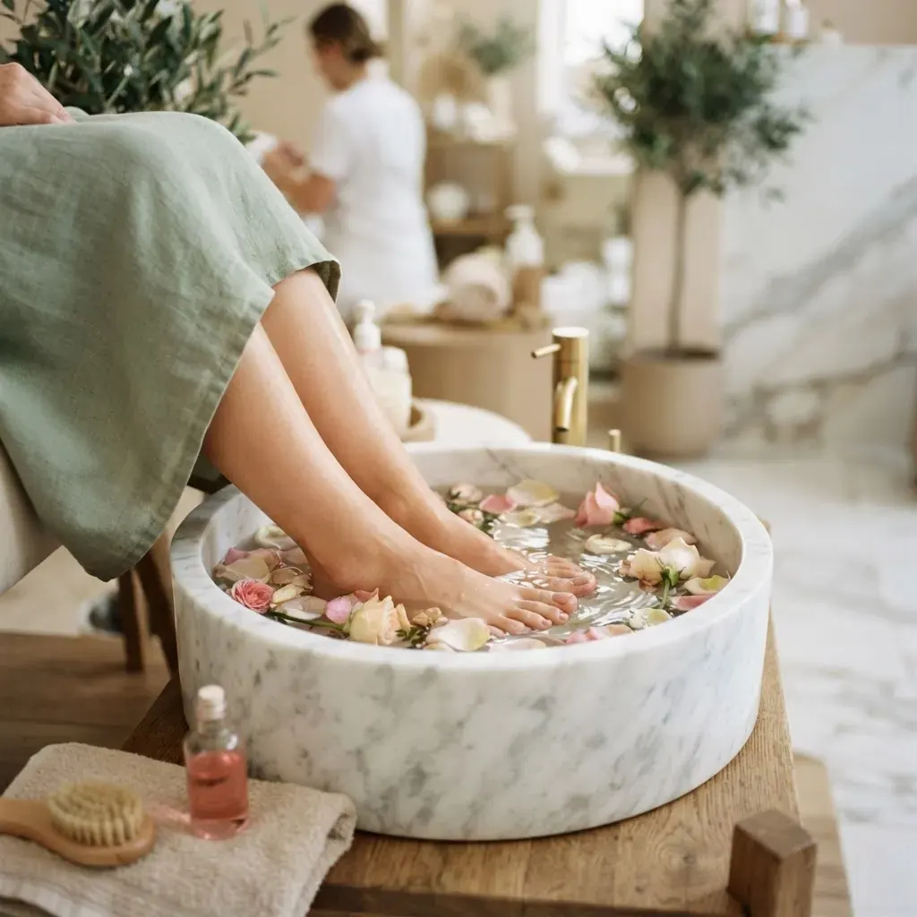 Luxury pedicure spa treatment at Van Spa & Nails Lakeland FL