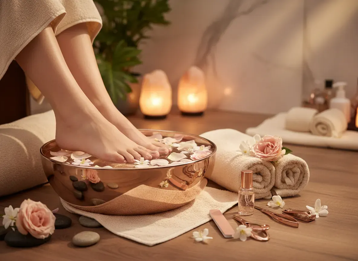 Luxury pedicure spa treatment at Van Spa and Nails Lakeland